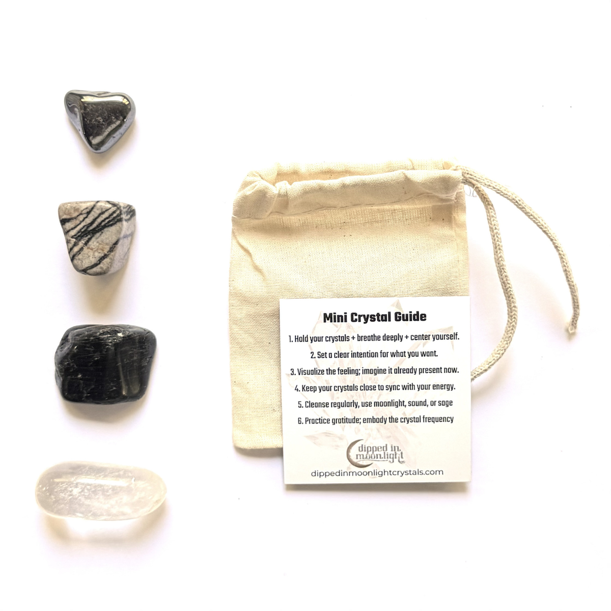 Bad vibe blocker - crystals for protection - fun cheeky gift set