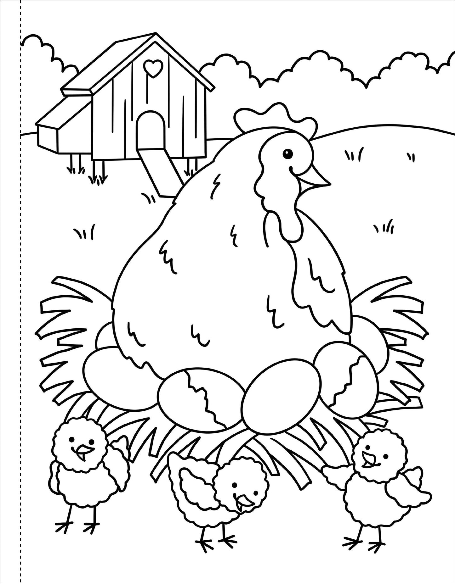My First Coloring Book! On the Farm