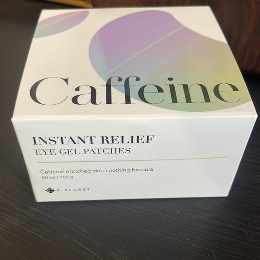 Caffeine eye patches