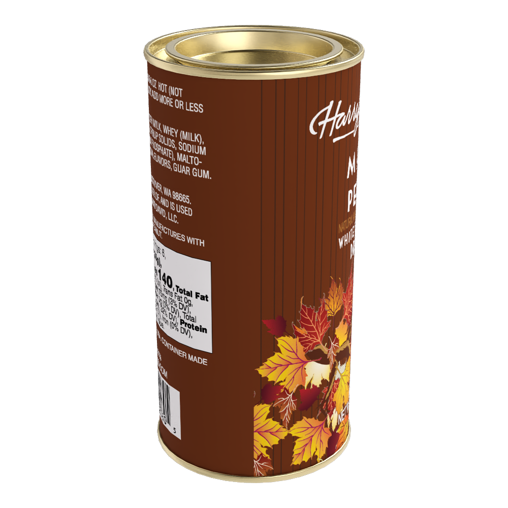 H&D® Fall Maple Pecan White Hot Chocolate (8oz Tins)