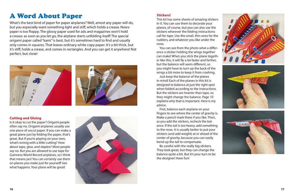 Easy Paper Airplanes for Kids Kit