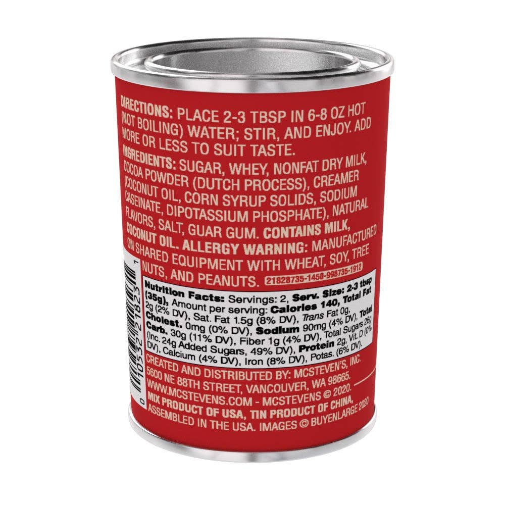 Vintage Santa's Favorite Peppermint Cocoa (2.5oz Tins)