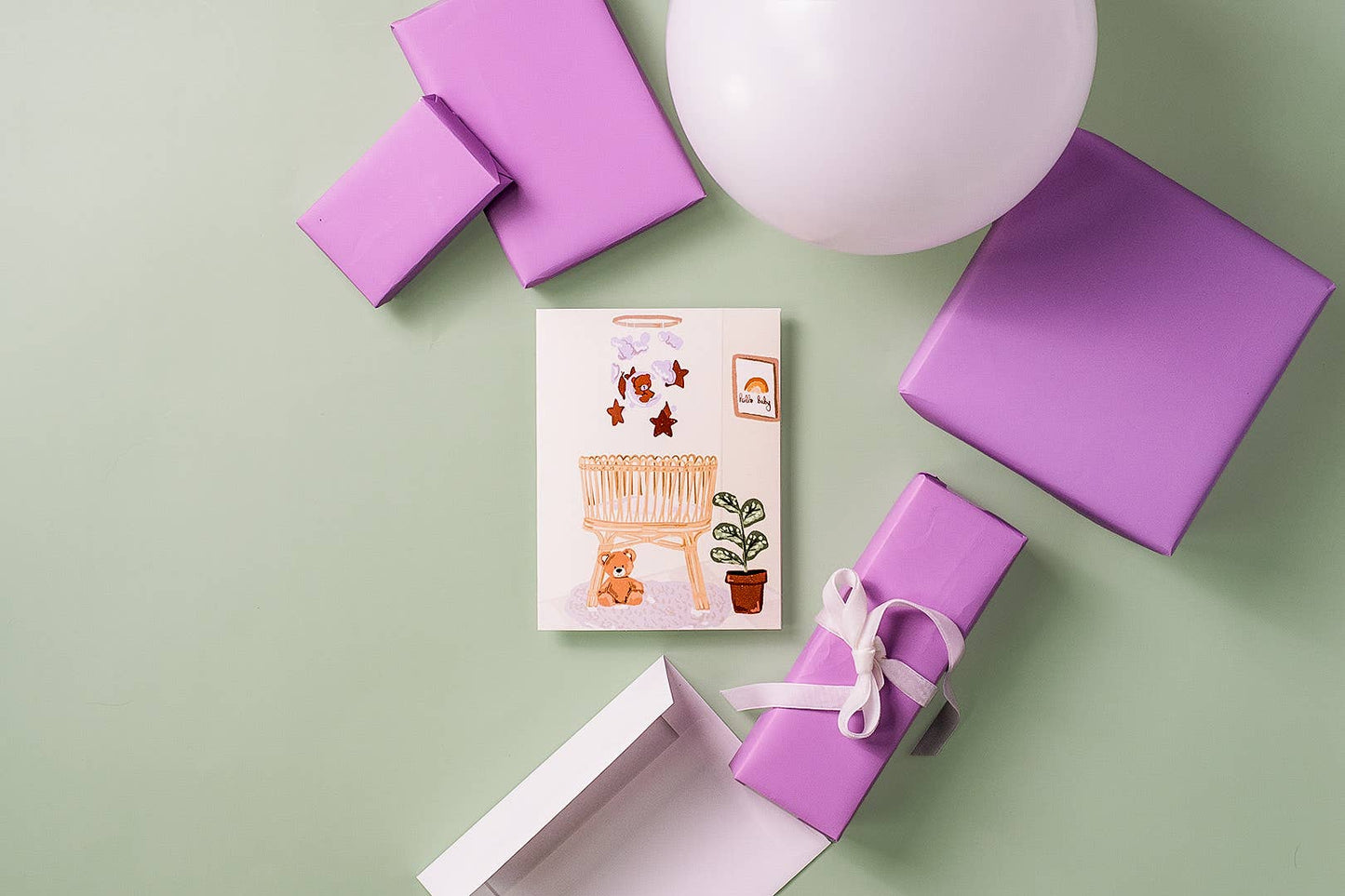 Hello Baby (Nursery) - Greeting Card