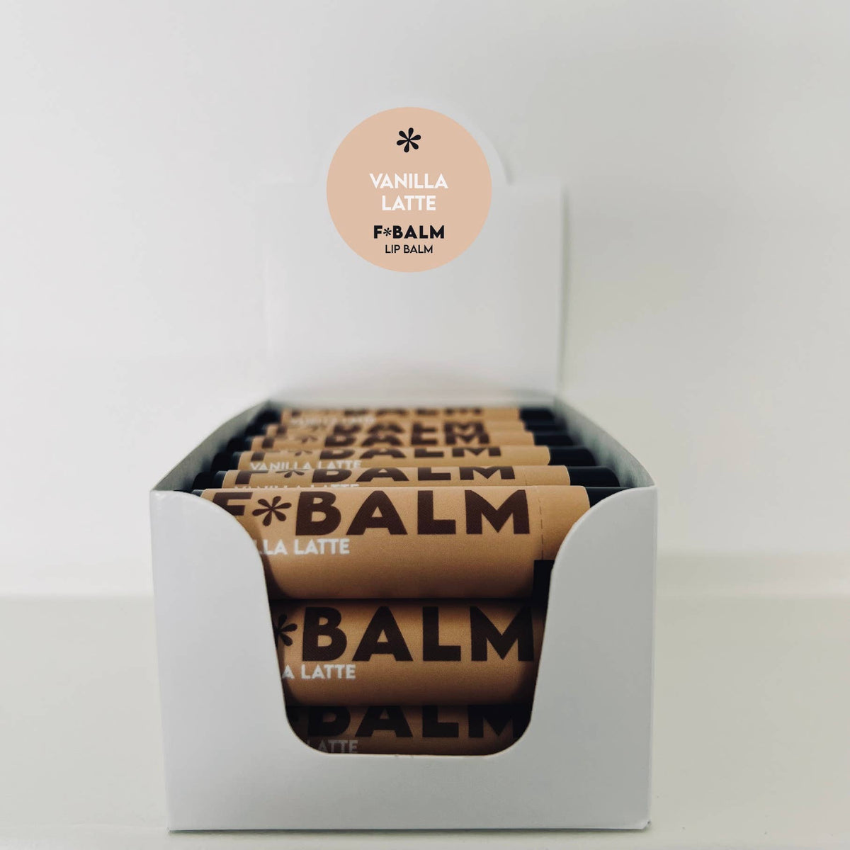 18-CASE PACK Vanilla Latte Moisturizing Flavoured Lip Balm