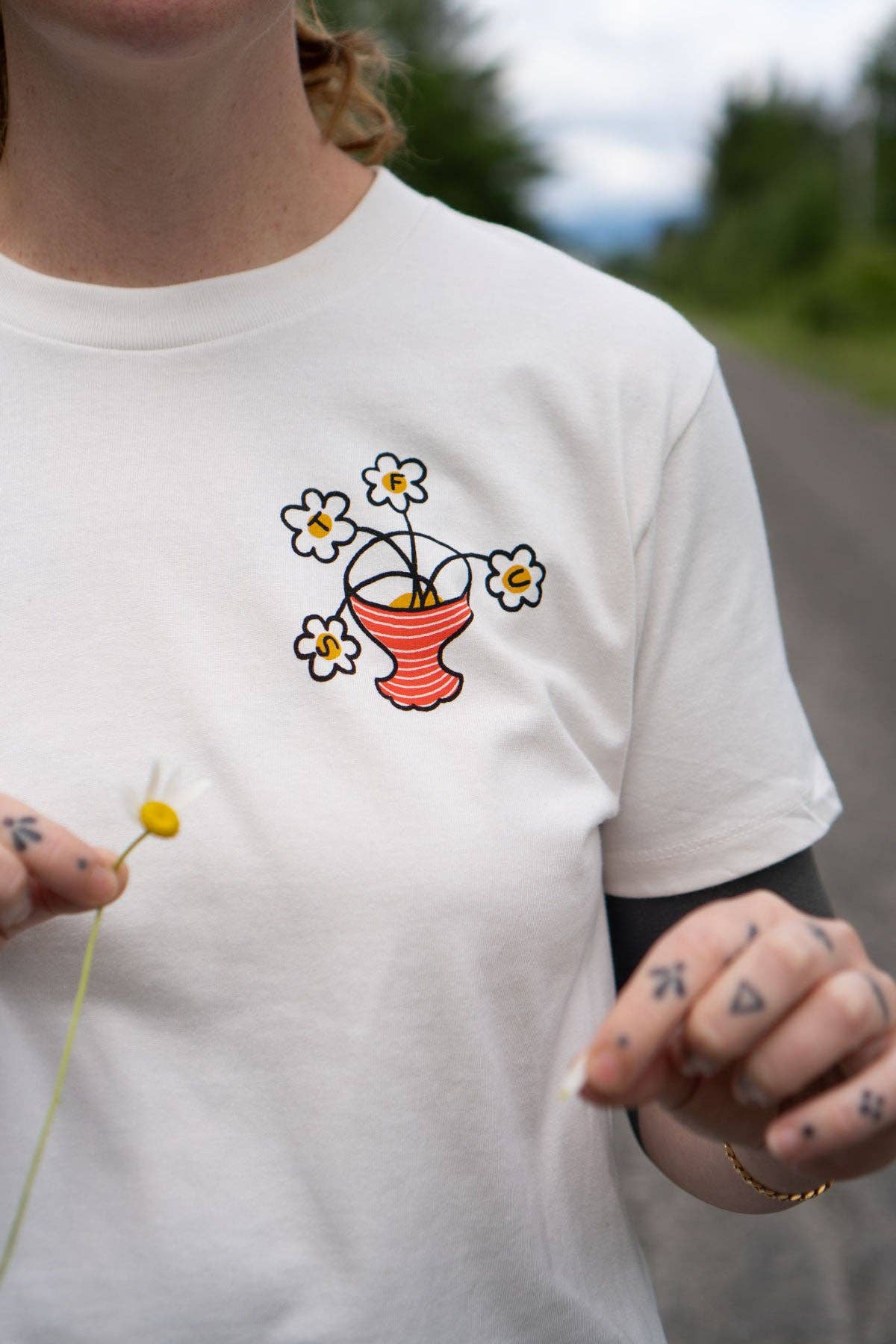 STFU Vase Boxy Tee | Womens Graphic T Shirt Funny