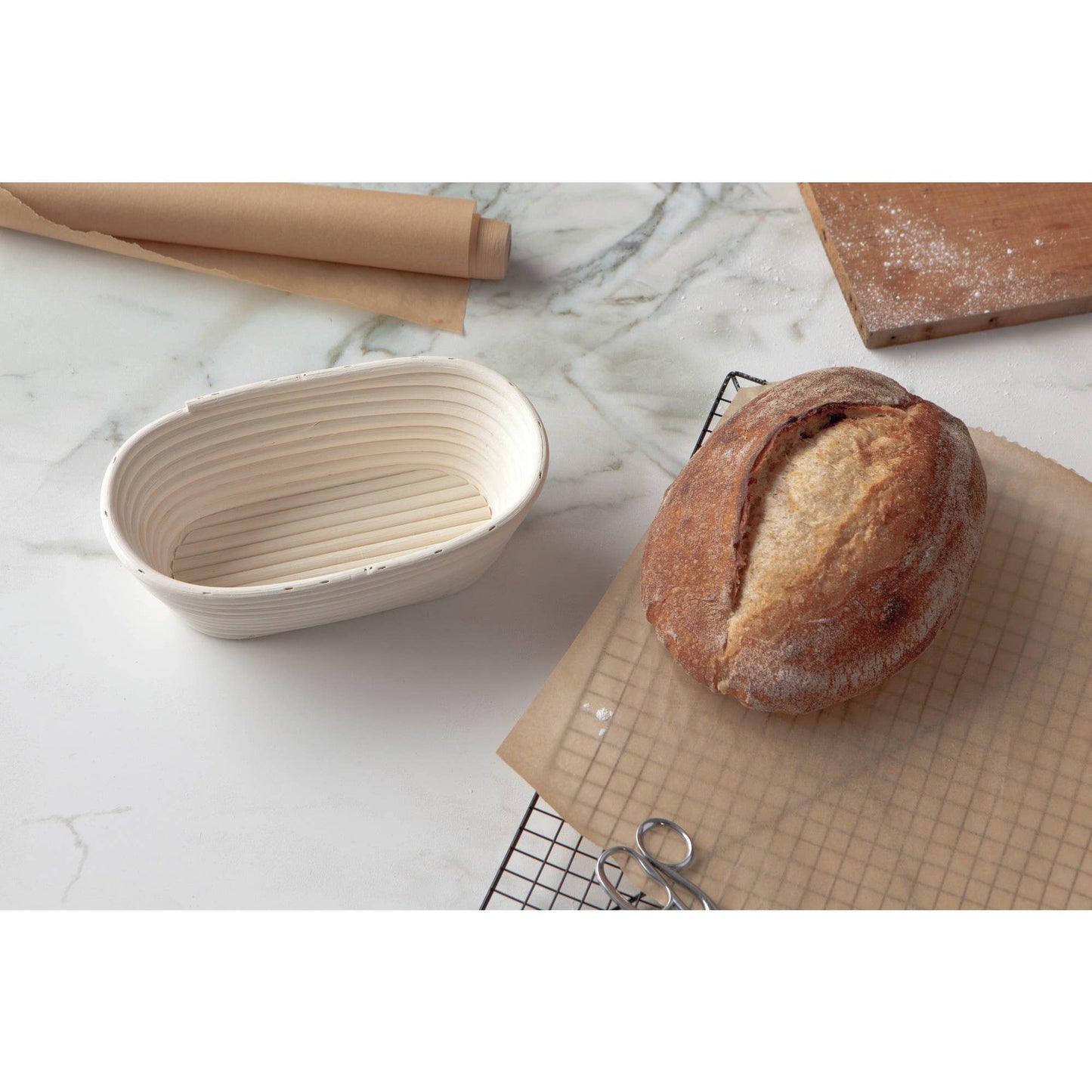 Banneton Bread Proofing Basket Oval 10 Inch