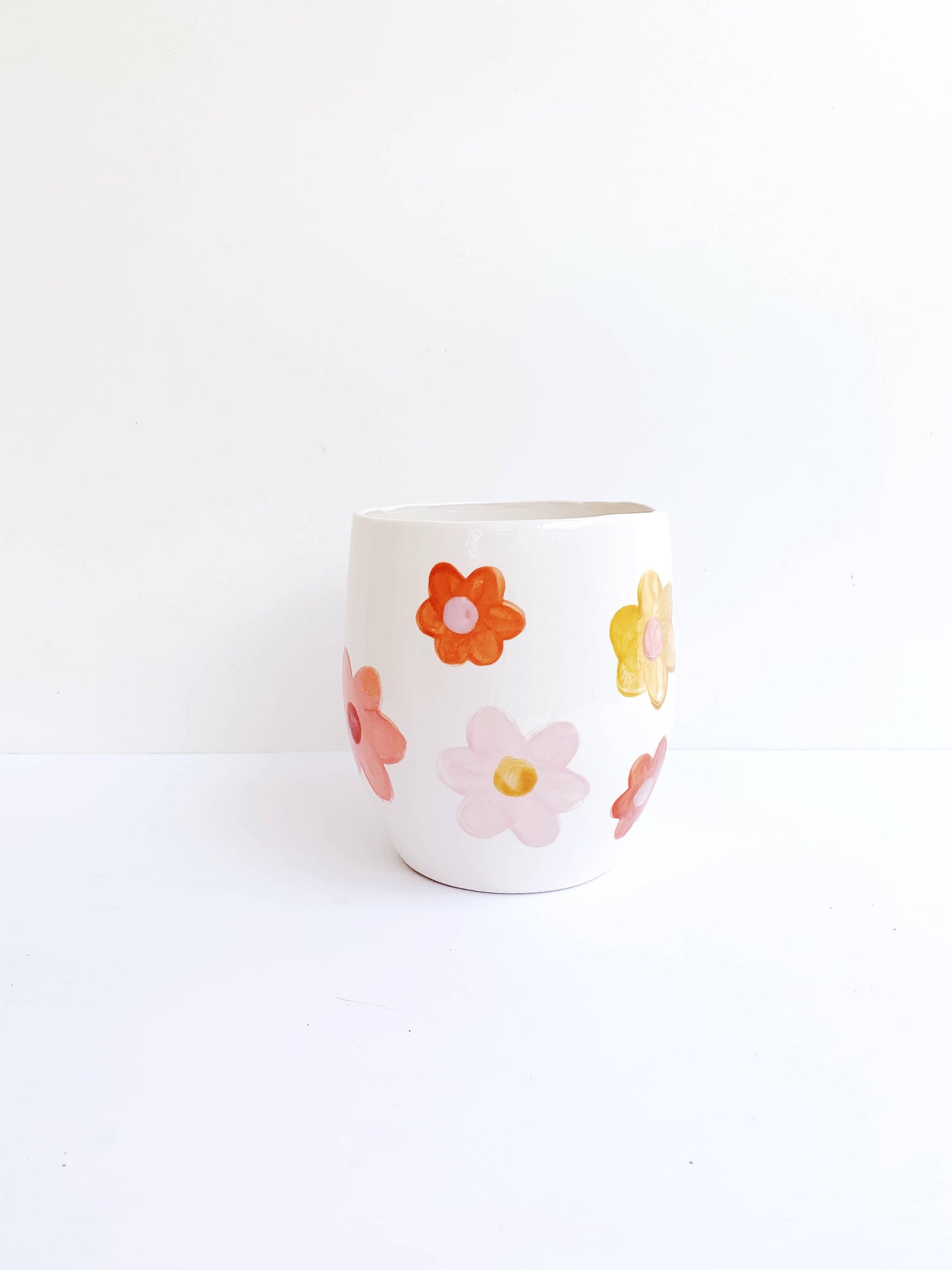 Daisy Design Assorted Colors Plant Pot