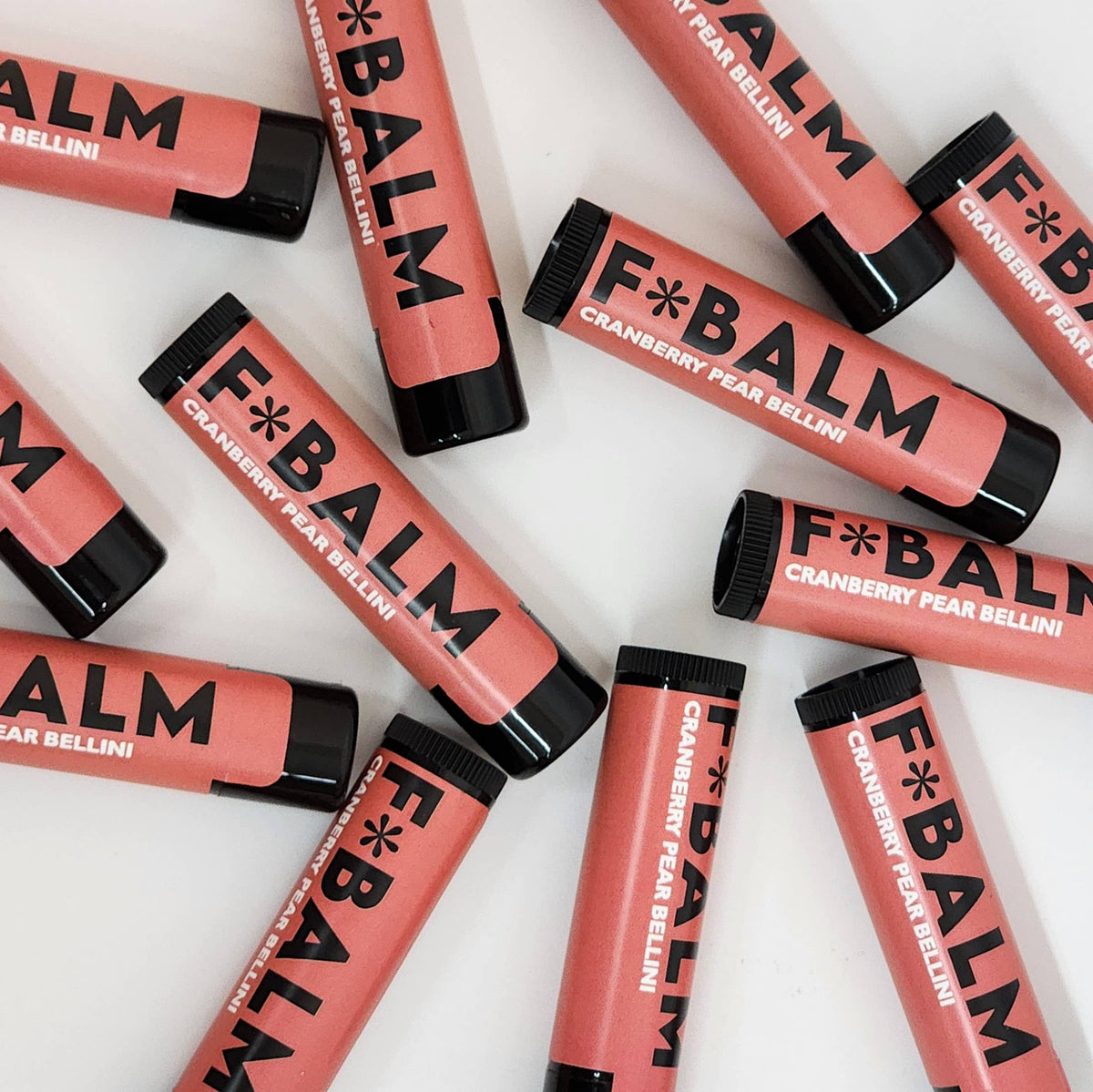 18-CASE PACK Cranberry Pear Bellini Flavoured Lip Balm