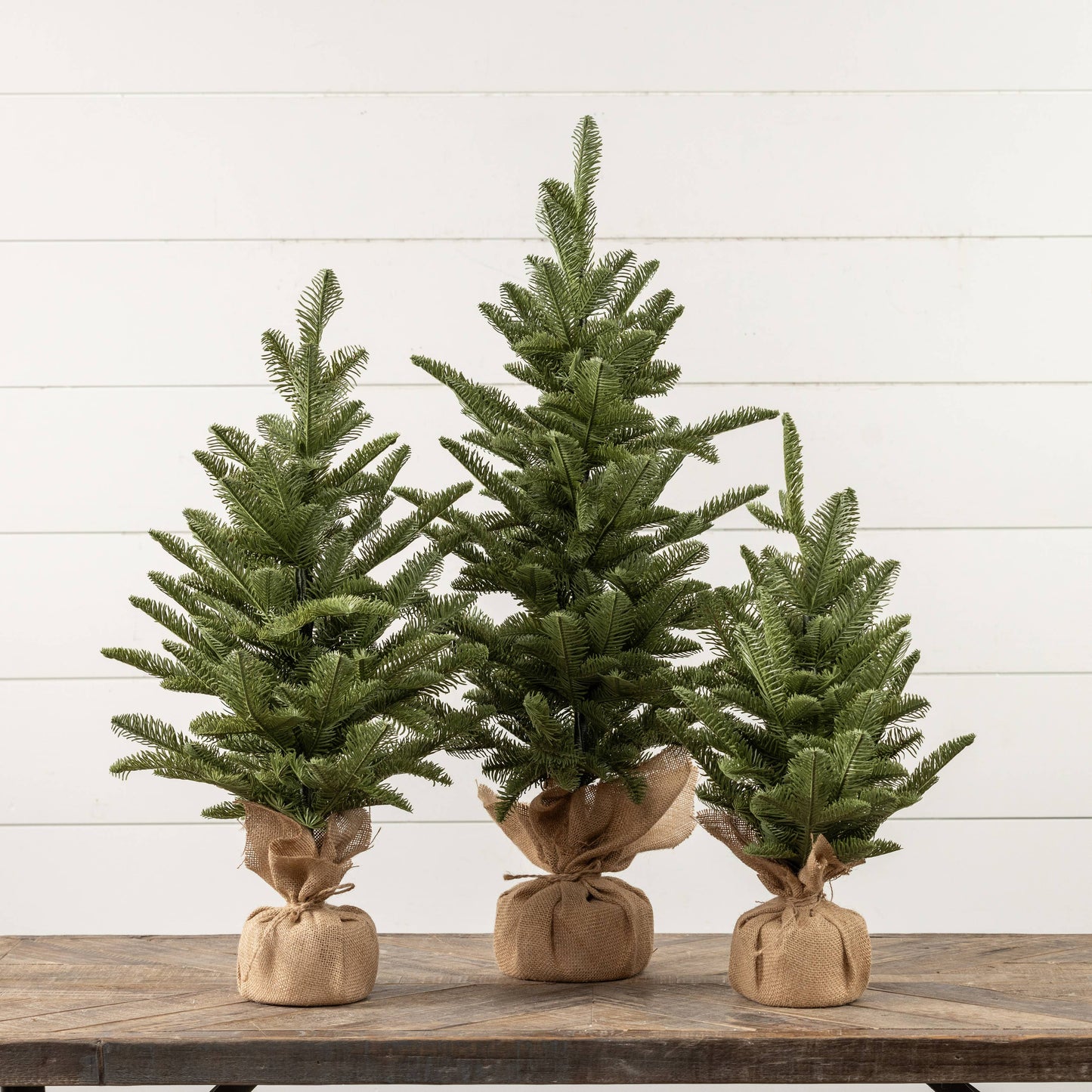 20" PINE TREE W/ TIED BURLAP BASE