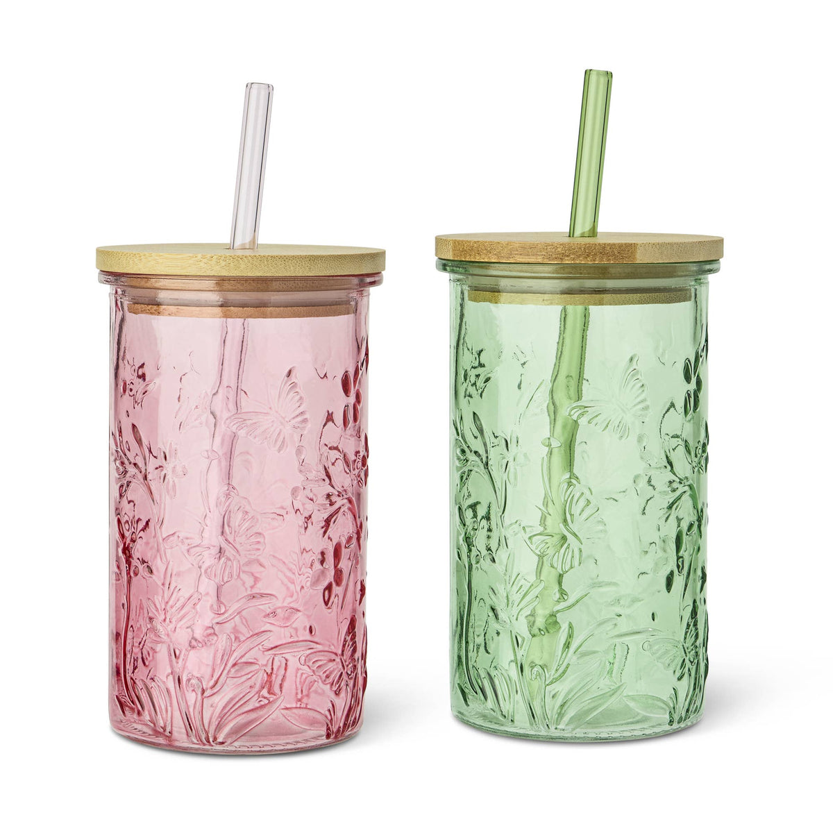 2pk 16oz Floral Embossed Tumbler - VP/MMG