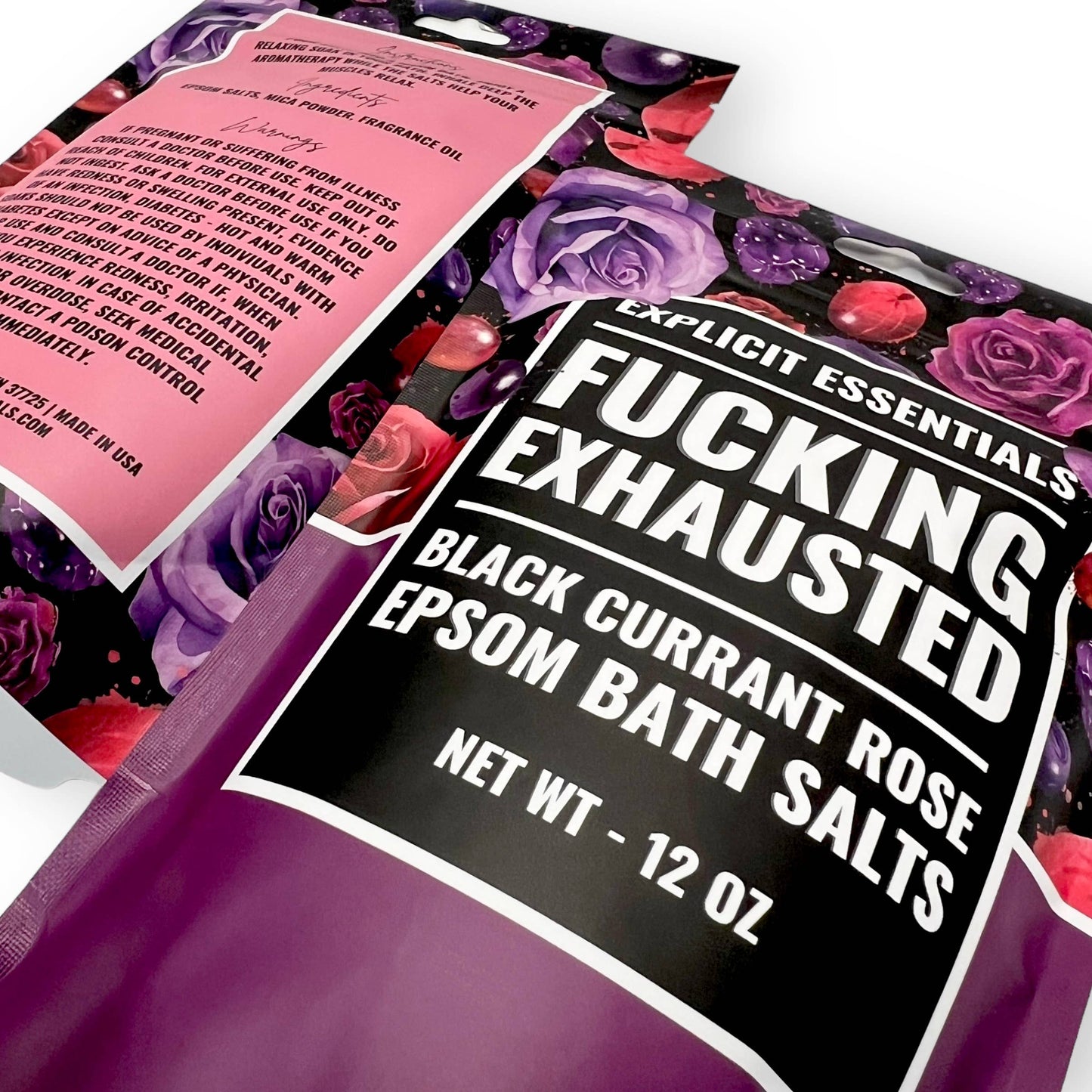 Fucking Exhausted Bath Salts 12oz Bag