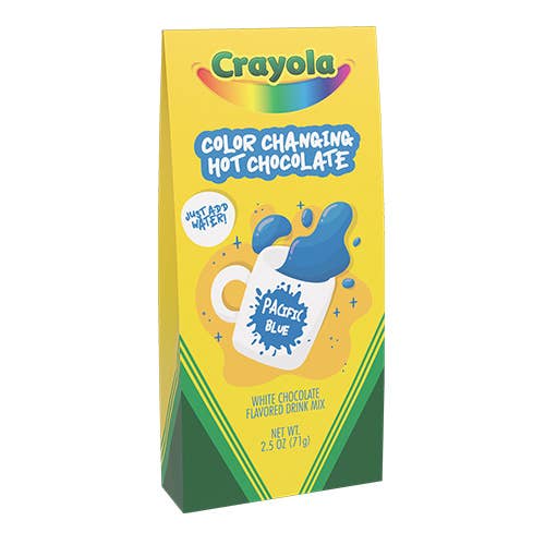 Crayola Pacific Blue Colorful Hot Chocolate (2.5oz Box)