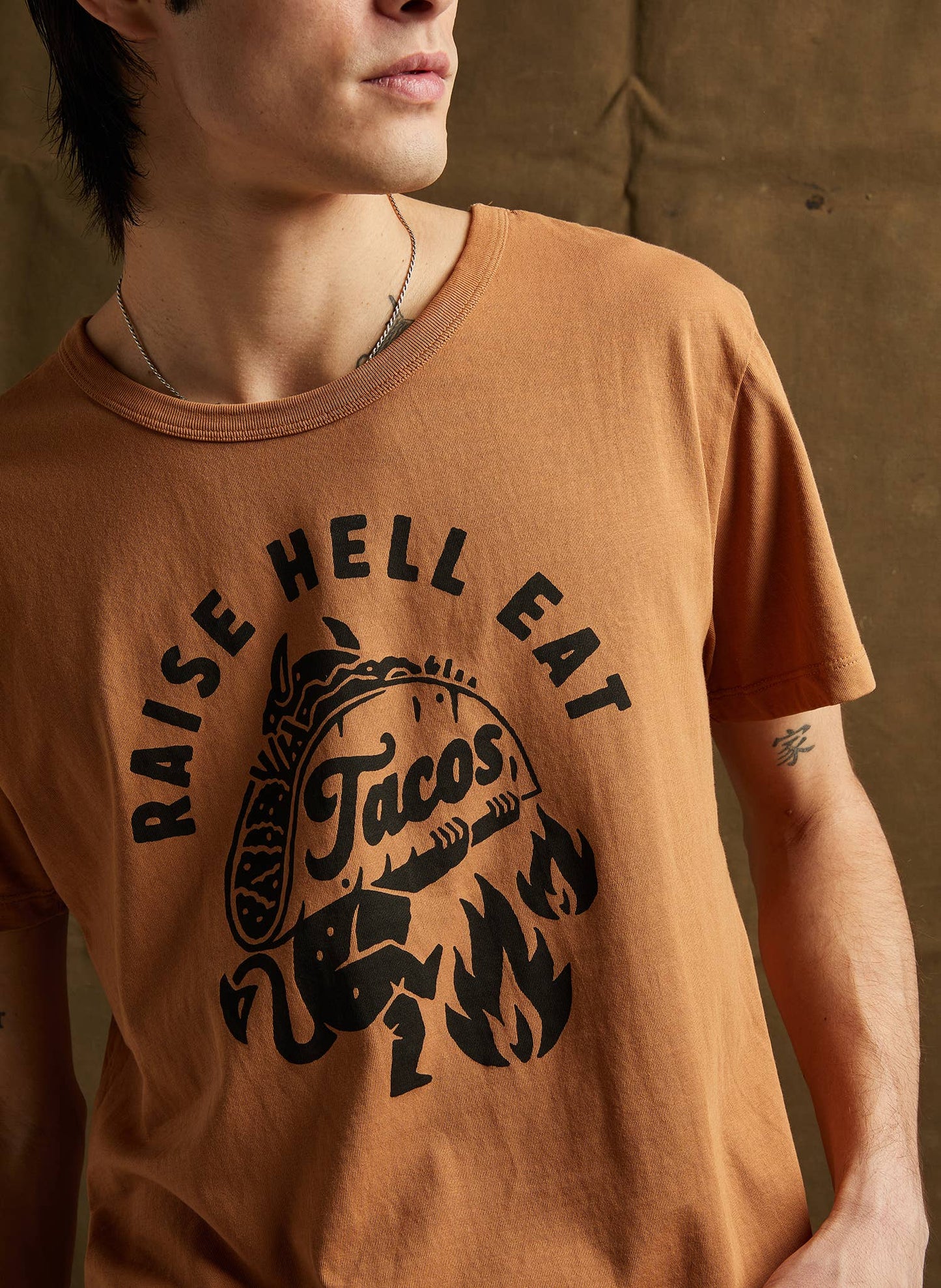Raise Hell Eat Tacos Unisex Tee