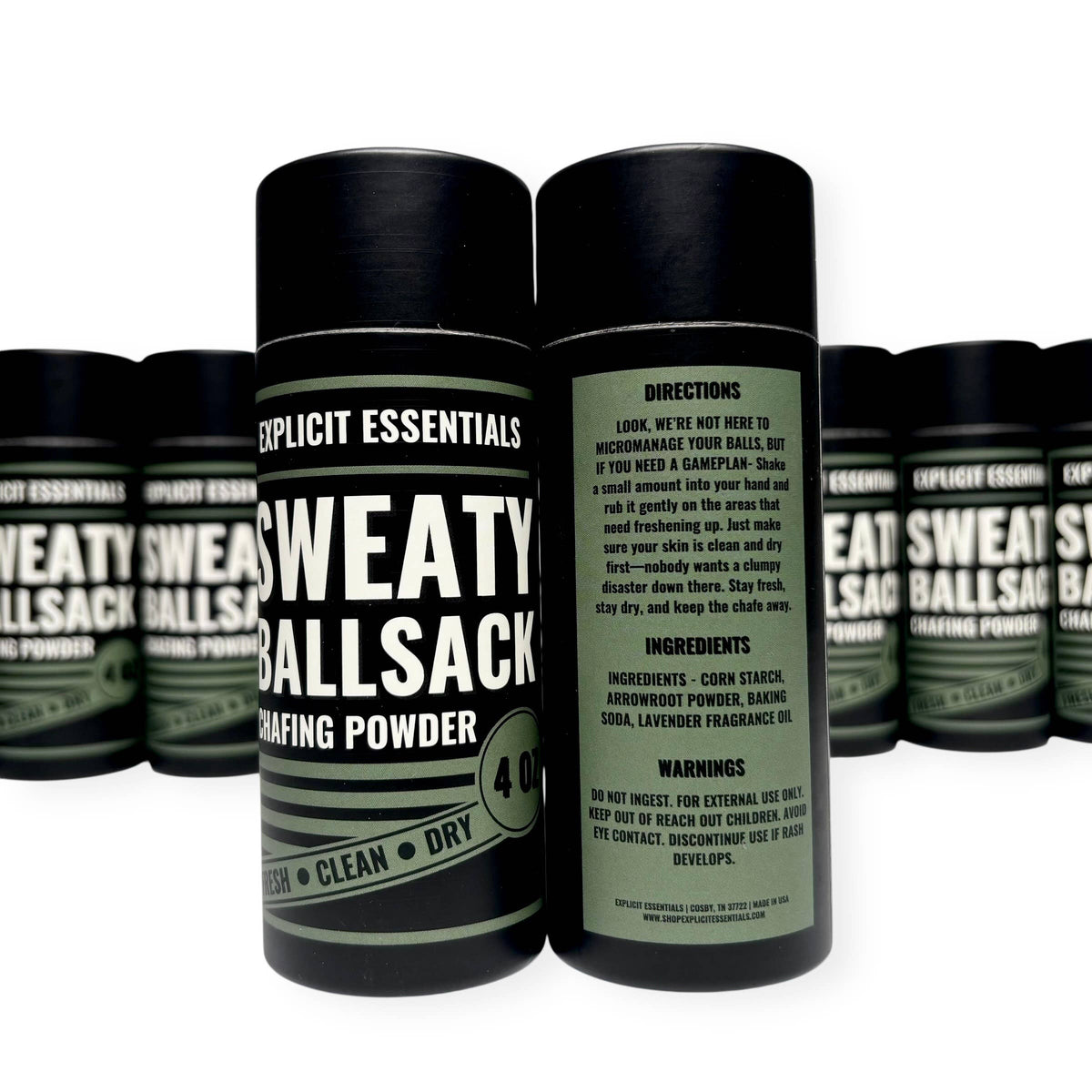 Sweaty Ball Sack Chafing Powder