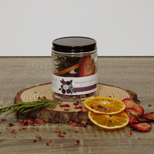 Be Celebrated Simmer Pot Mix, Natural Citrus Floral Aroma – Jar Edition