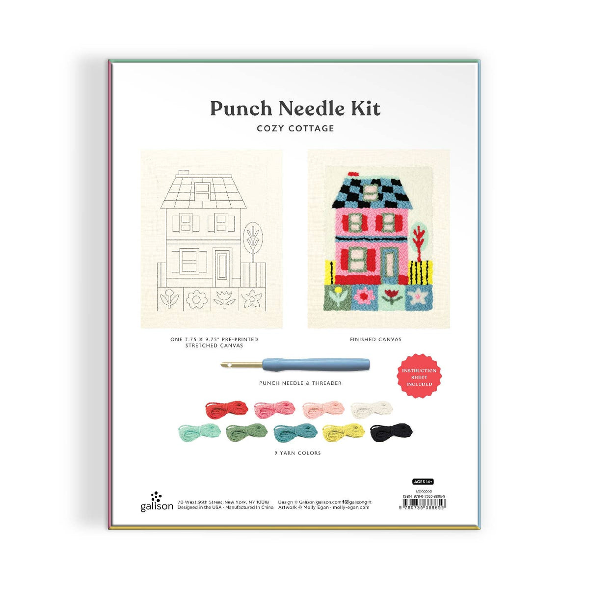Cozy Cottage Punch Needle Kit
