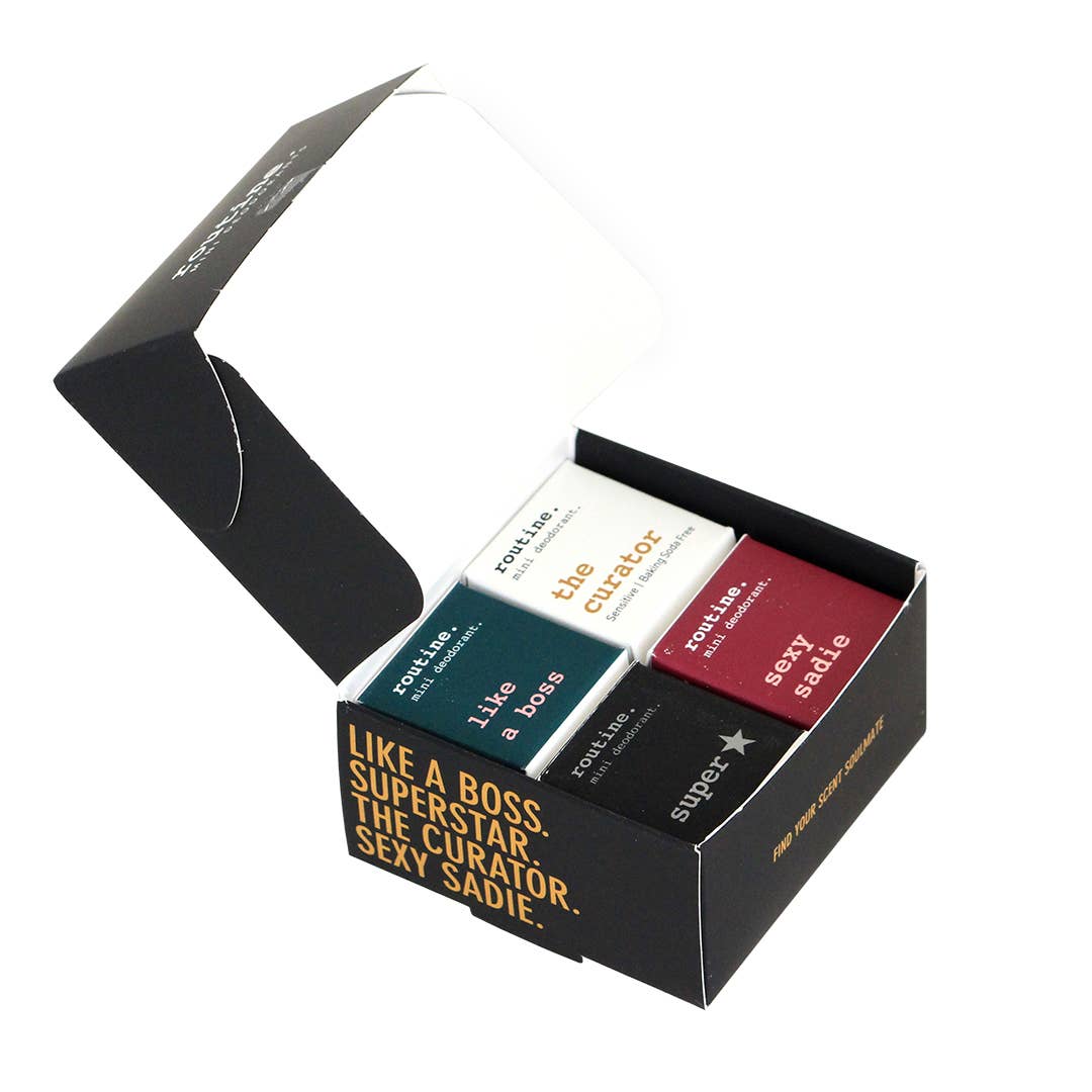 GREATEST HITS MINIS KIT (4 X 5G deodorants)