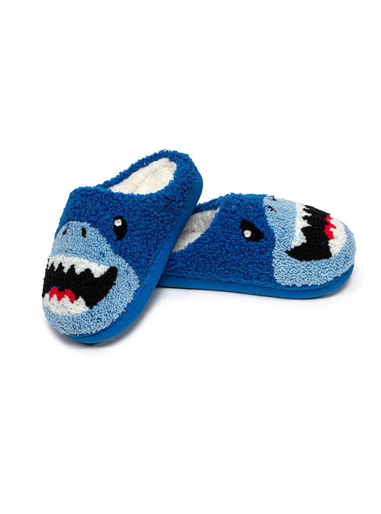 Indoor / Outdoor Slippers - Kids - Shark - Blue