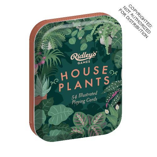 House Plants Playing Cards