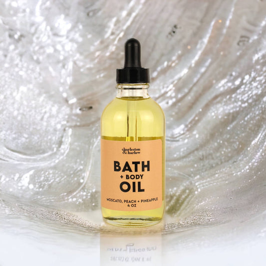 Bath + Body Oil - Moscato, Peach + Pineapple