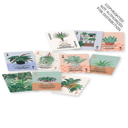 House Plants Playing Cards