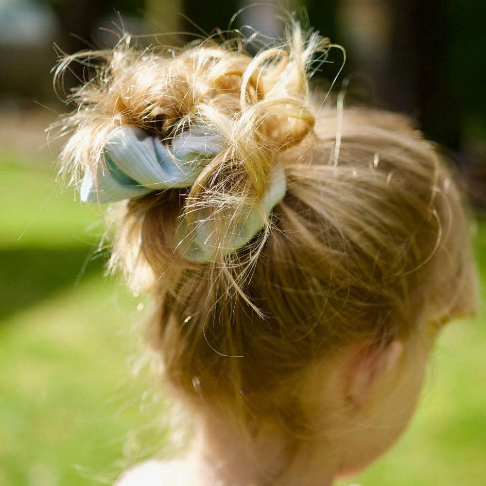 Mint - Ribbed Knit Regular Scrunchies
