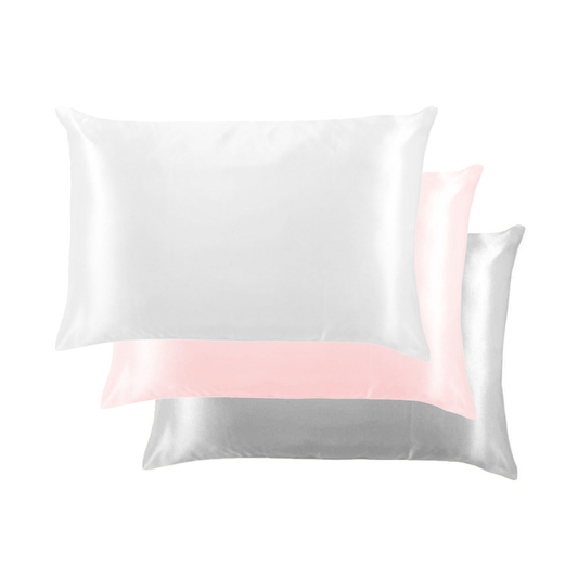 Lemon Lavender Solid Silky Satin Pillowcase Open Stock