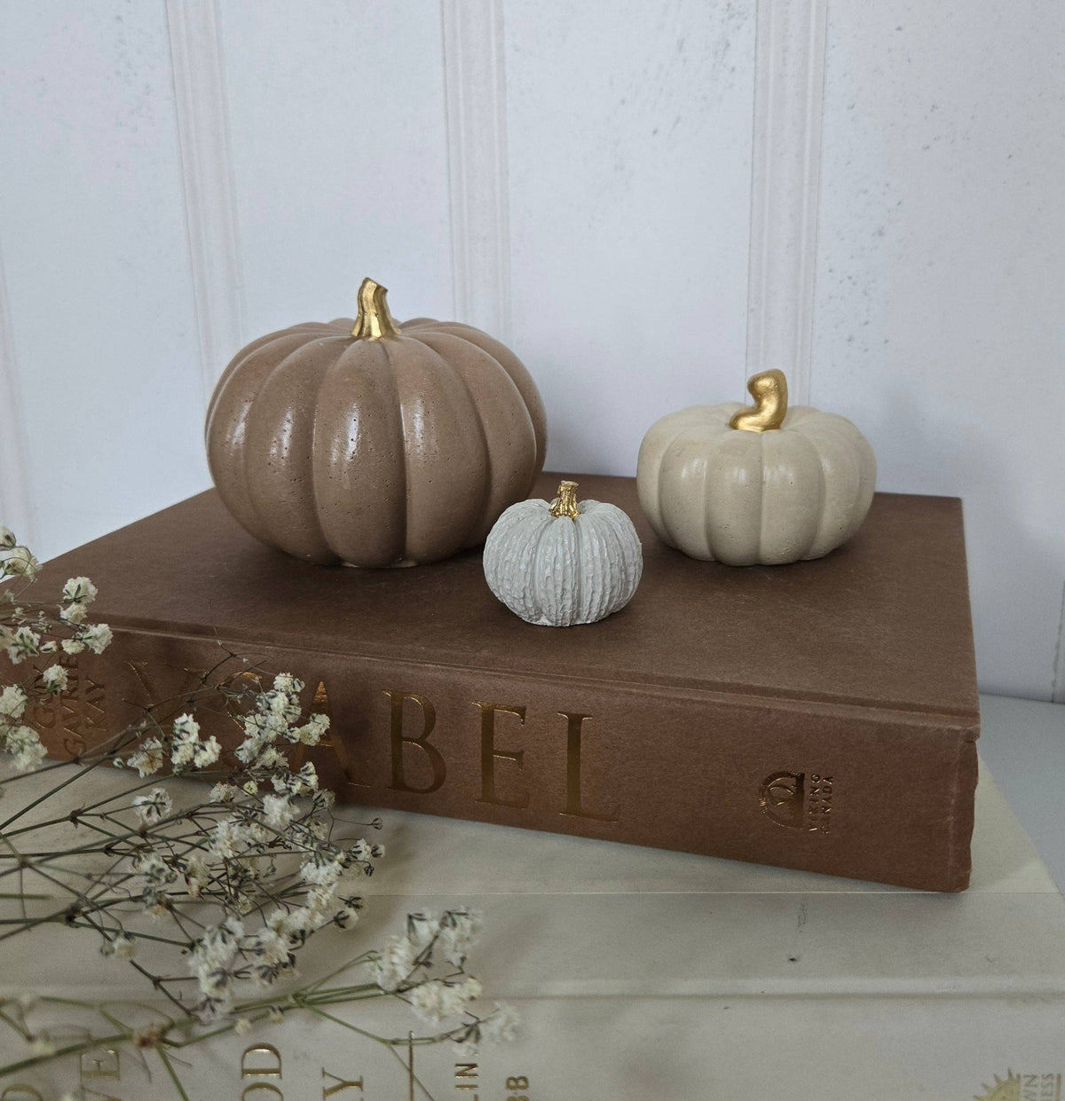 Pumpkin Decor- White