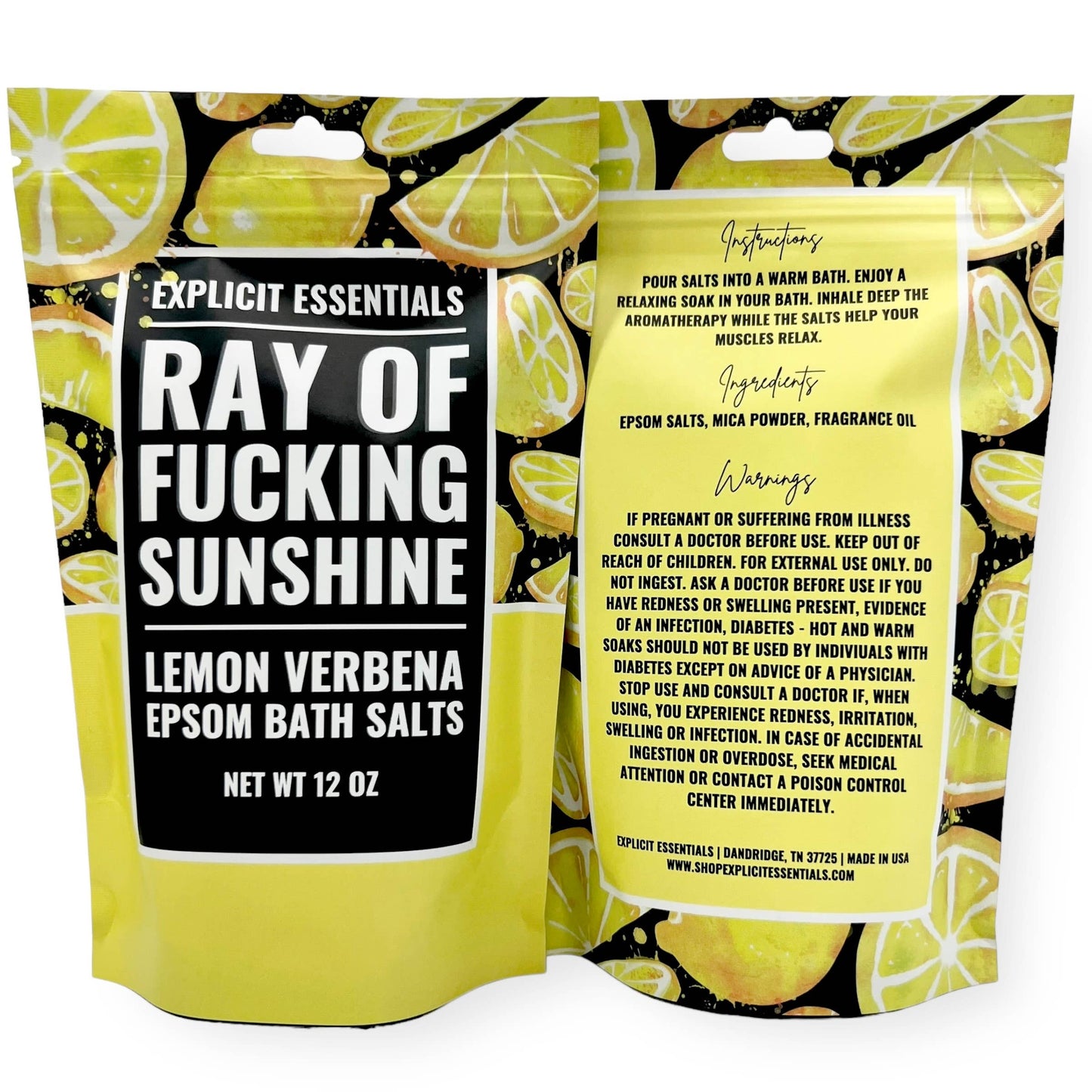 Ray of Fucking Sunshine Bath Salts 12oz Bag