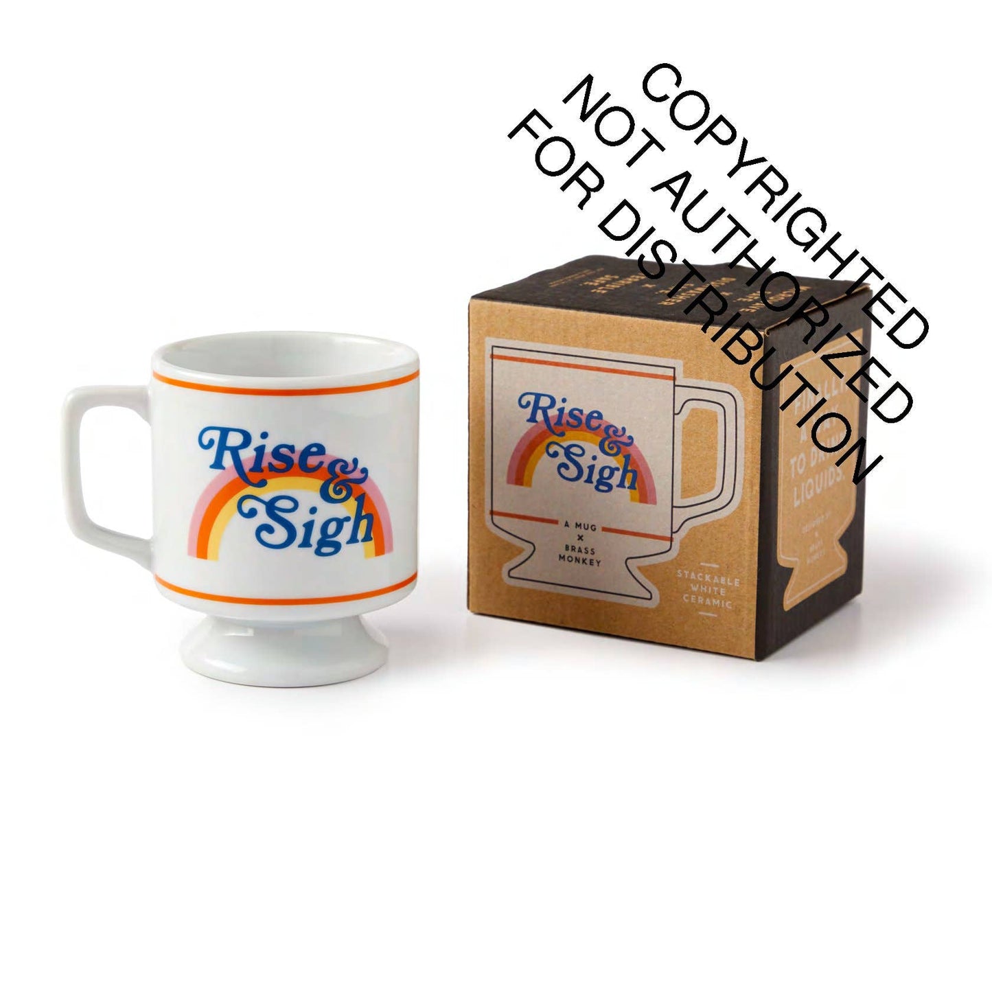 Rise & Sigh Pedestal Mug