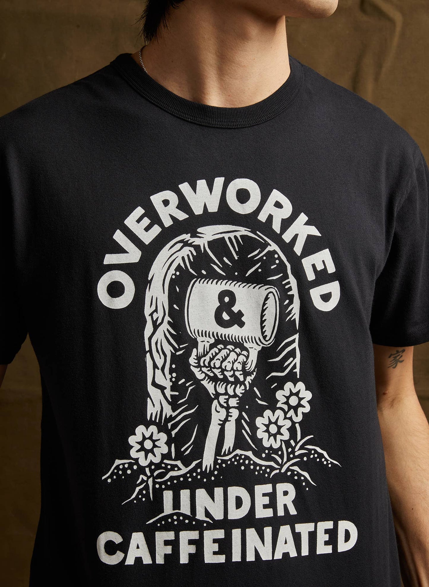 Over Worked Under Caffeinated Tee