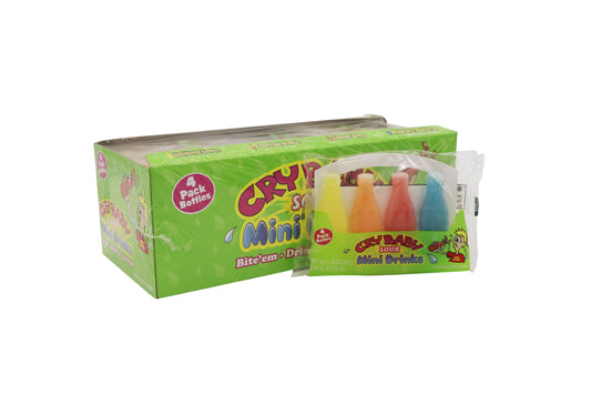 Cry Baby Candy Sour Mini Drinks 1.39oz, 18ct
