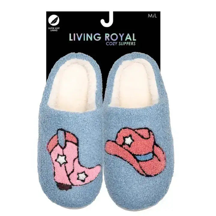 Indoor / Outdoor Slippers - Hot Pink Flames - Black