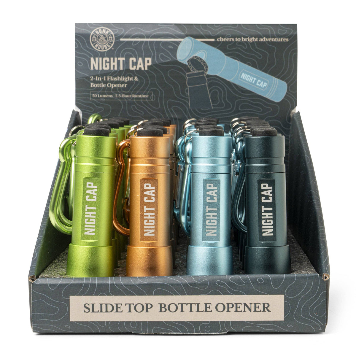 Bunk House Nightcap 2-In-1 Flashlight & Bottle Opener
