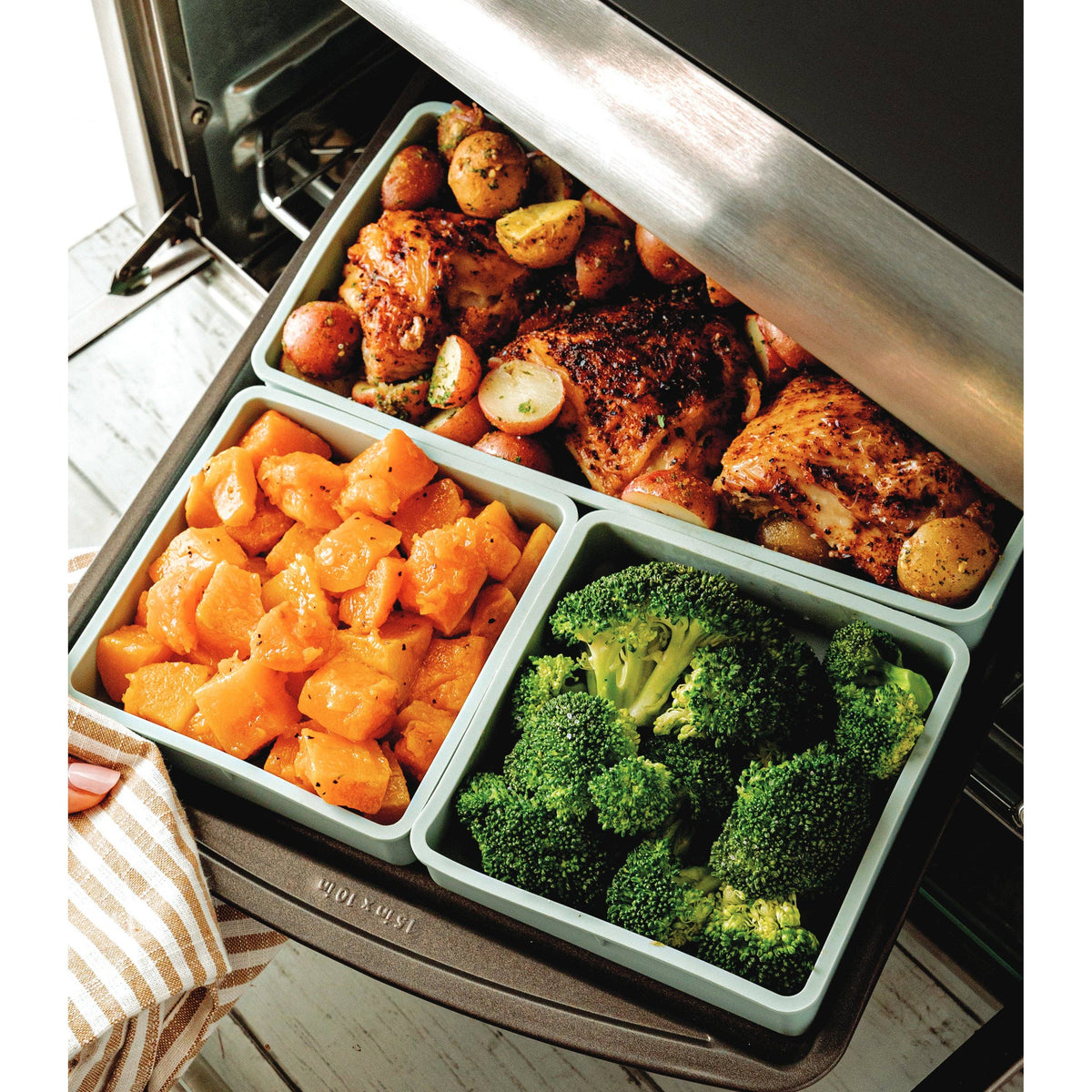 Krumbs Kitchen Silicone Baking Sheet Dividers 12 Pack