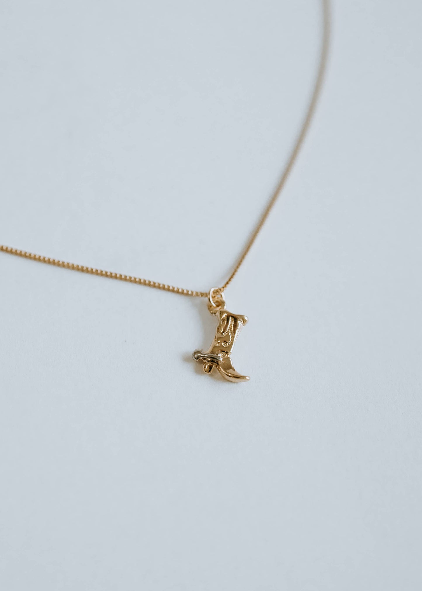 Mini Cowboy Boot Necklace