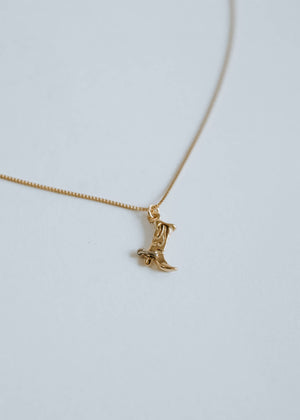 Open image in slideshow, Mini Cowboy Boot Necklace
