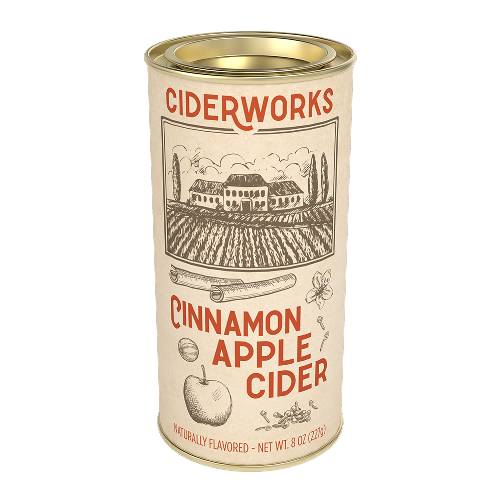 Ciderworks Cinnamon Apple Cider (8oz Round Tin)