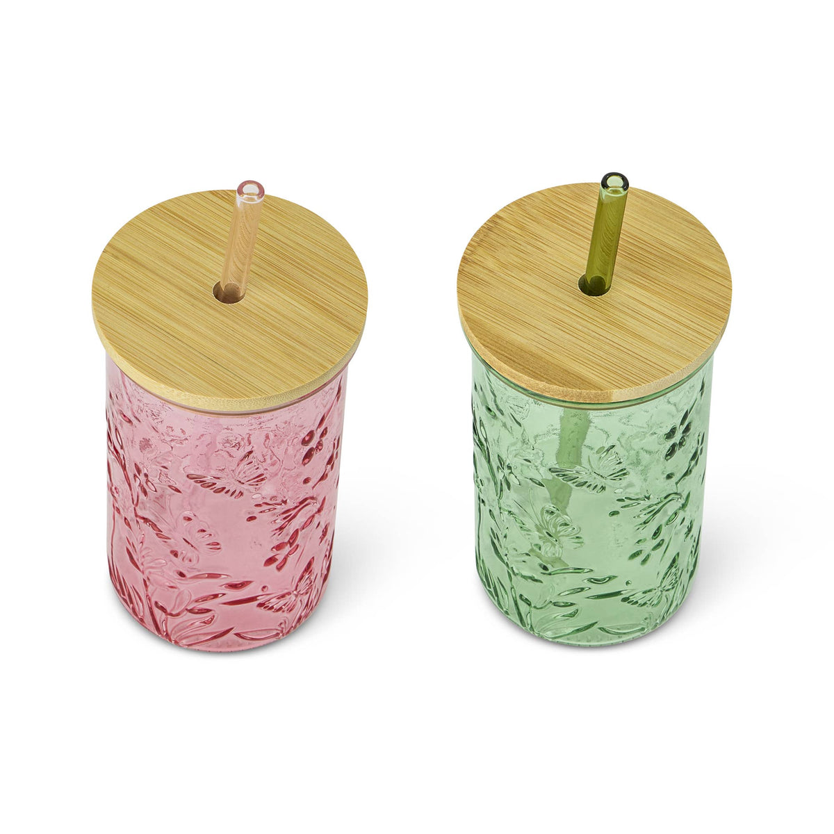 2pk 16oz Floral Embossed Tumbler - VP/MMG