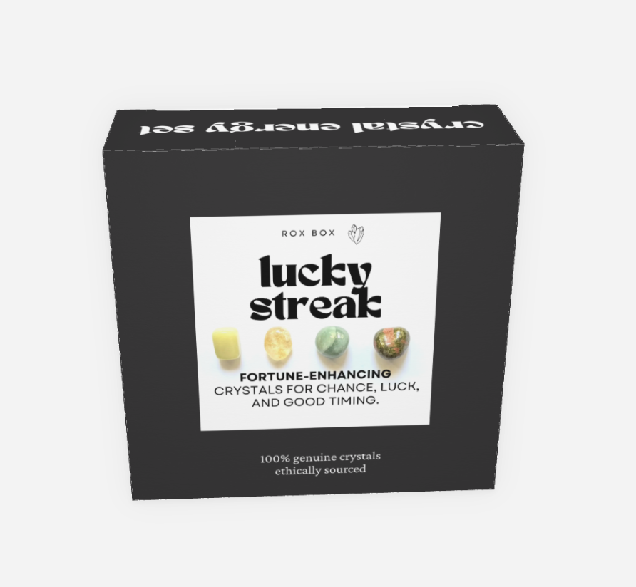 Lucky streak - crystals for good luck - fun cheeky gift
