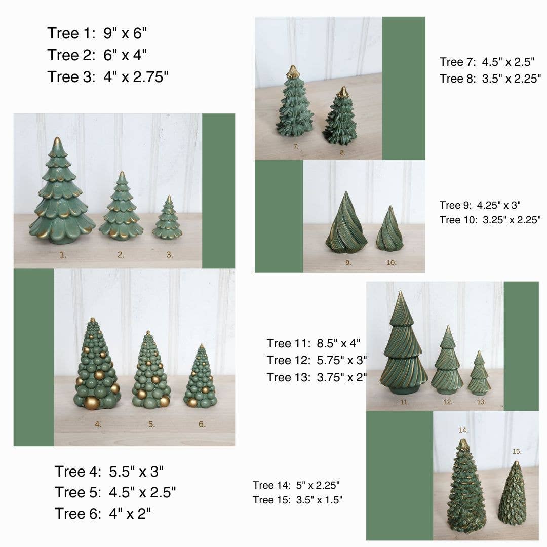 Concrete Christmas Trees - Spruce - Tree's 1/2/3 Featured