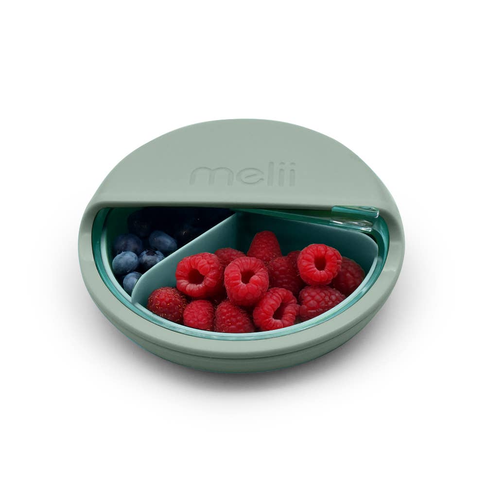 Spin Snack Container, Food Storage for Kids, 3 Compartments