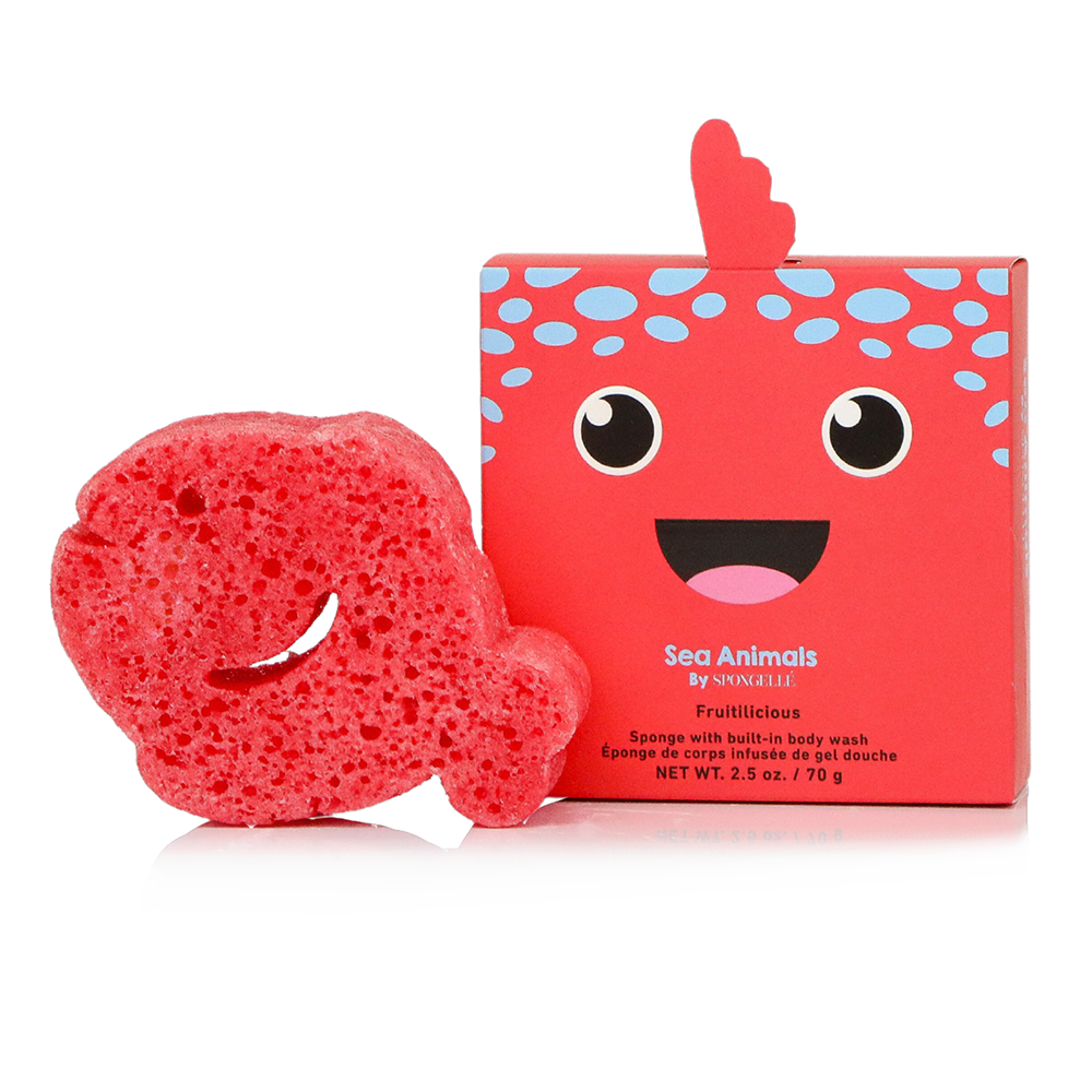 Sea Animals Assorted Sponge Pack for Kids & Baby