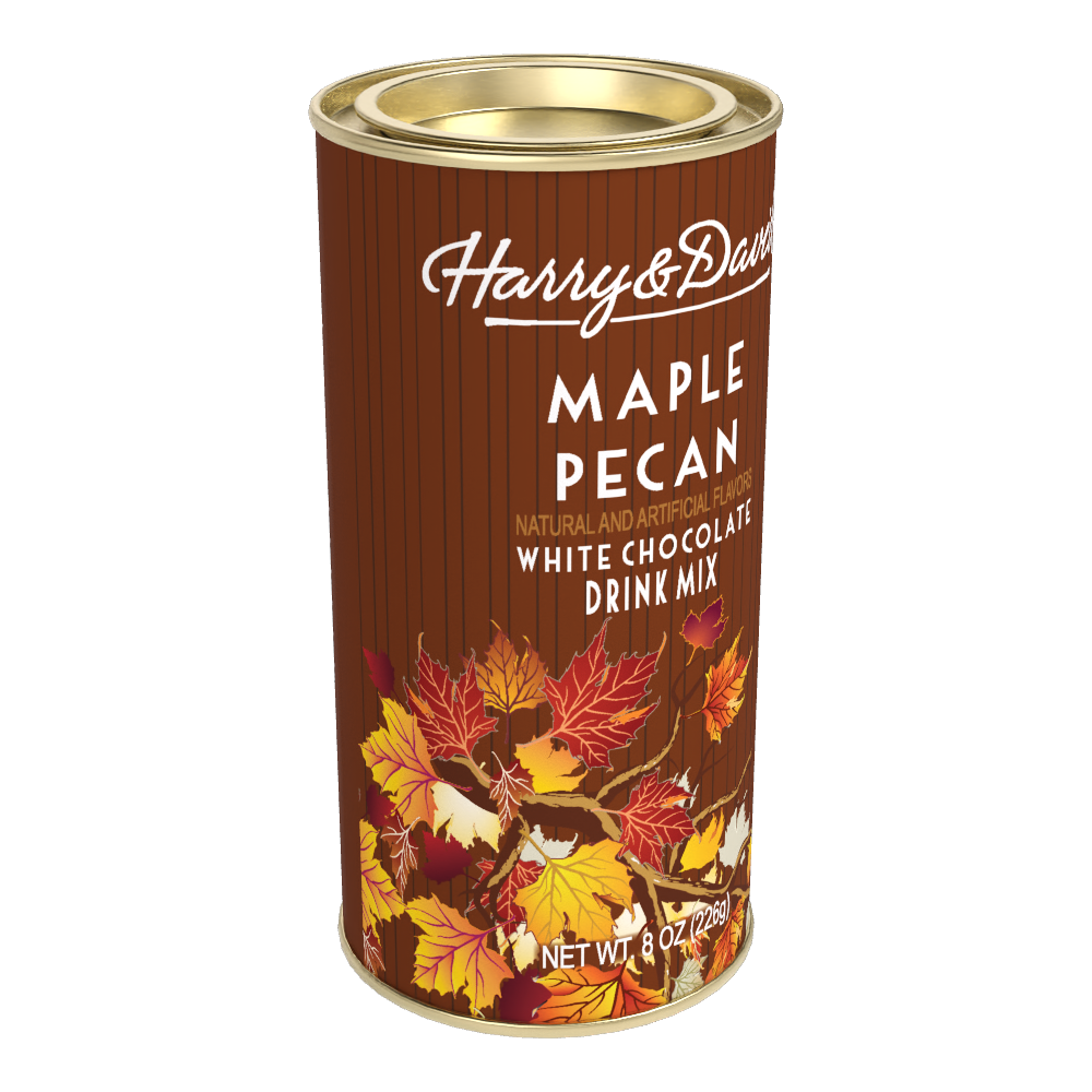 H&D® Fall Maple Pecan White Hot Chocolate (8oz Tins)