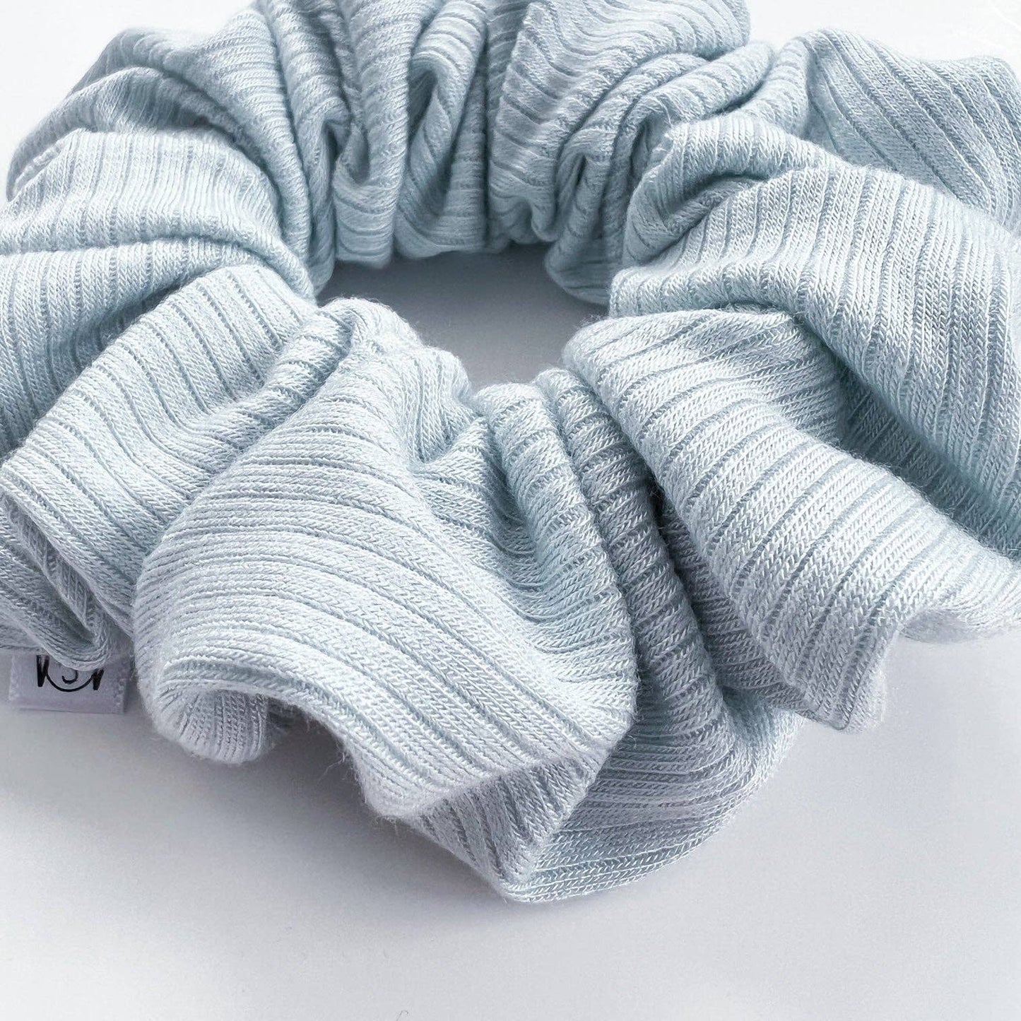 Mint - Ribbed Knit Regular Scrunchies