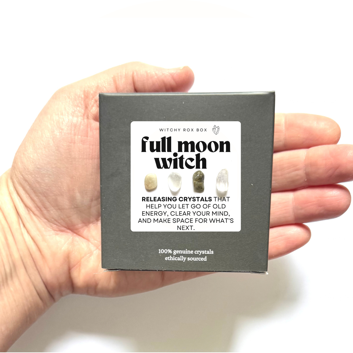 Witchy X Crystal Energy Sets - little magic crystal sets for protecting your peace, calling in love, or manifesting money