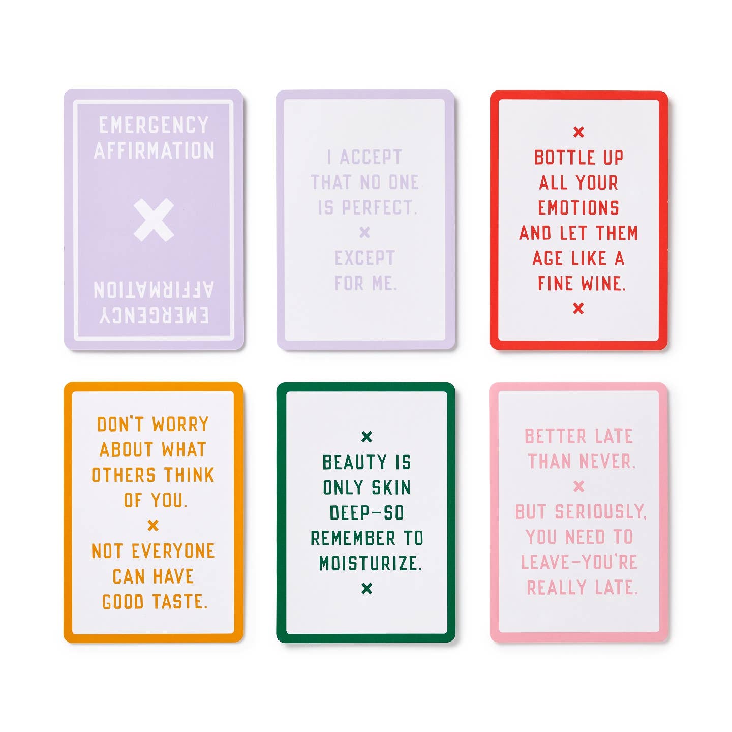 Emergency Affirmations for Exceptionally Stupid Days Card Deck