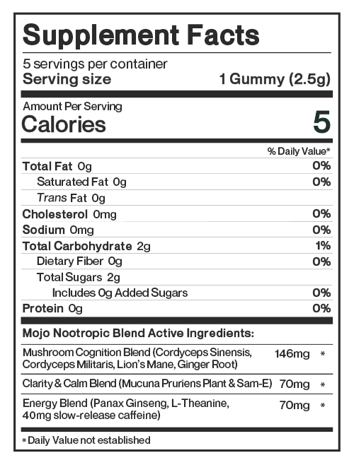 Brain Boosting Gummies, Strawberry Tangerine