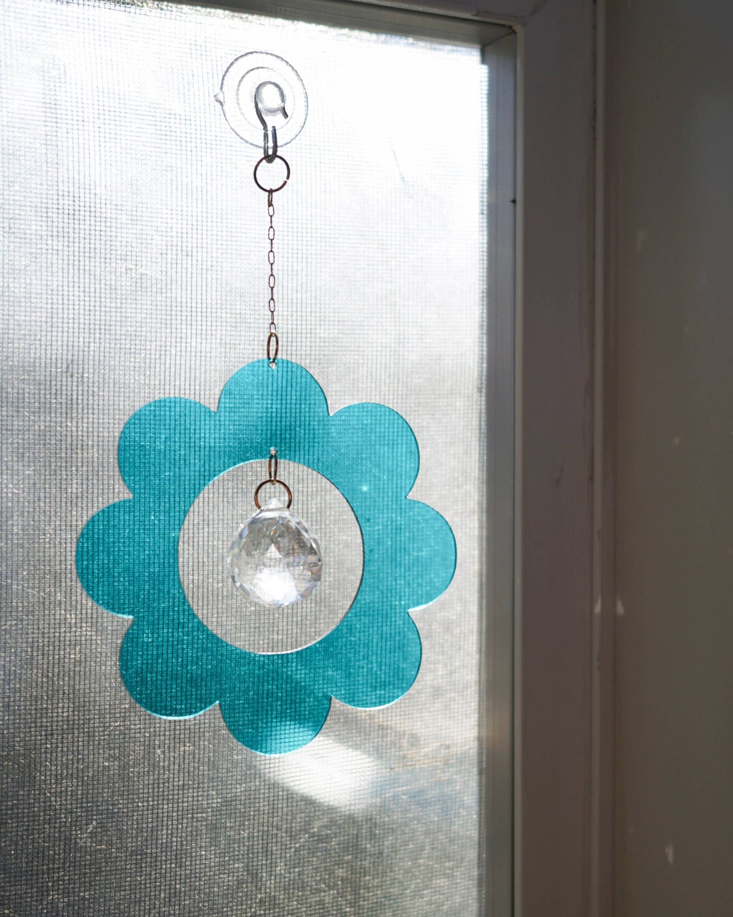 Retro Flower Sun Catcher