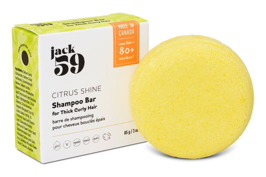 Zesty Citrus Shine Shampoo Bar with Bergamot & Litsea